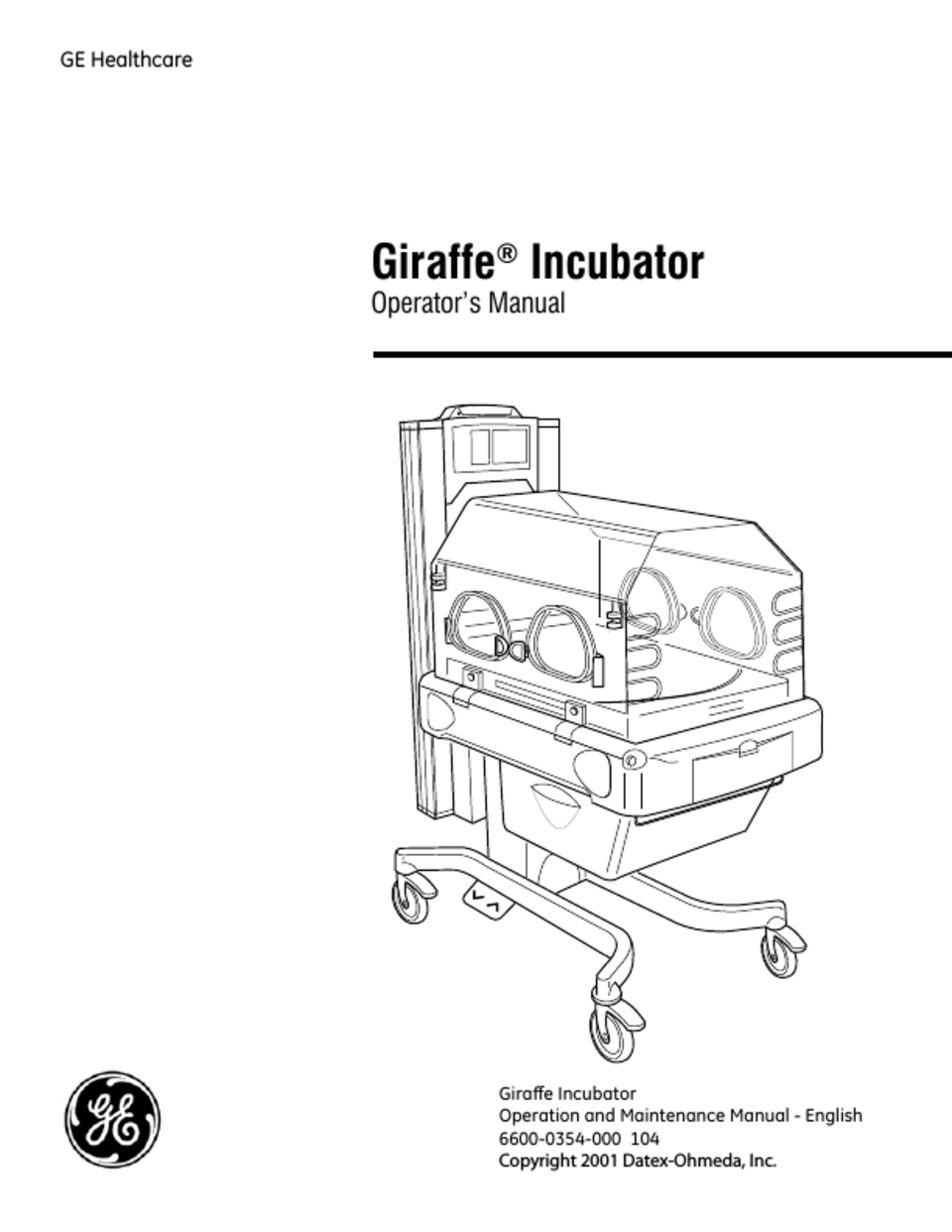 GE Healthcare Giraffe, Lullaby and Panda Neonatal Systems - 79 related